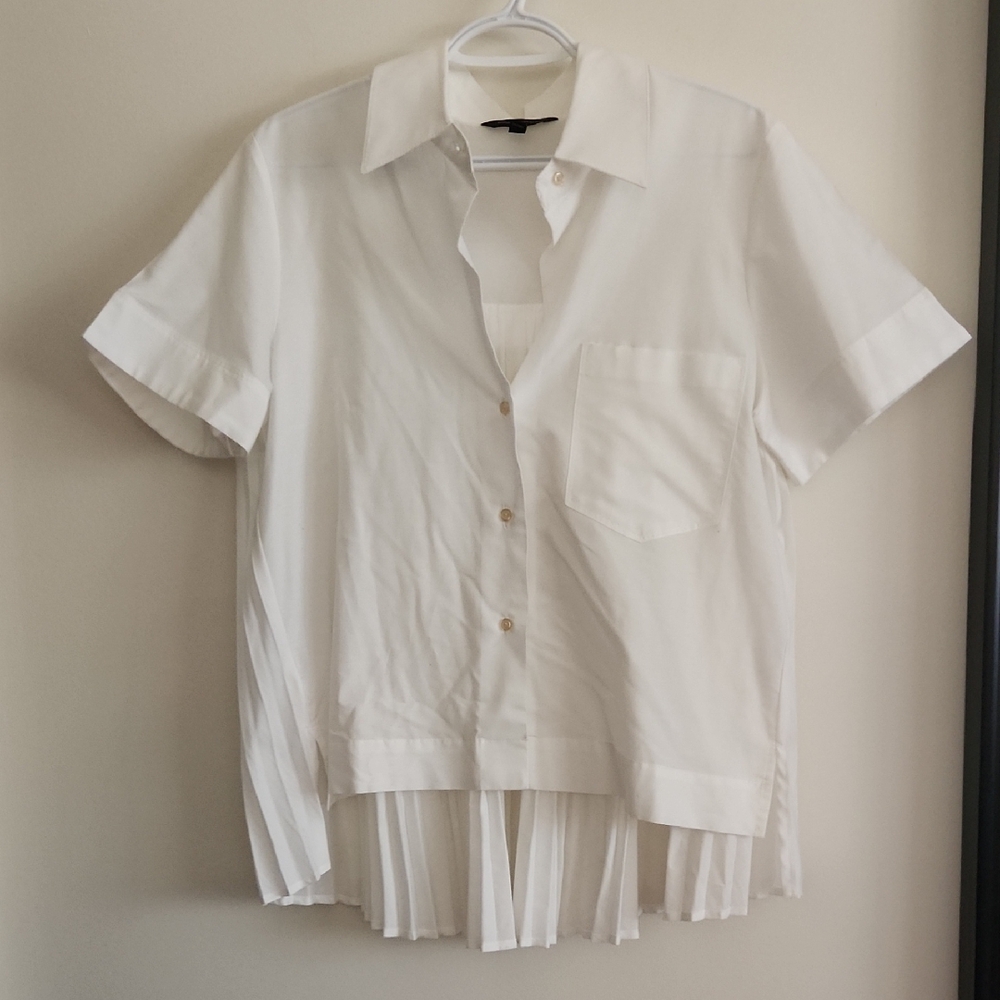 Banana Republic Accordion Pleat Shirt